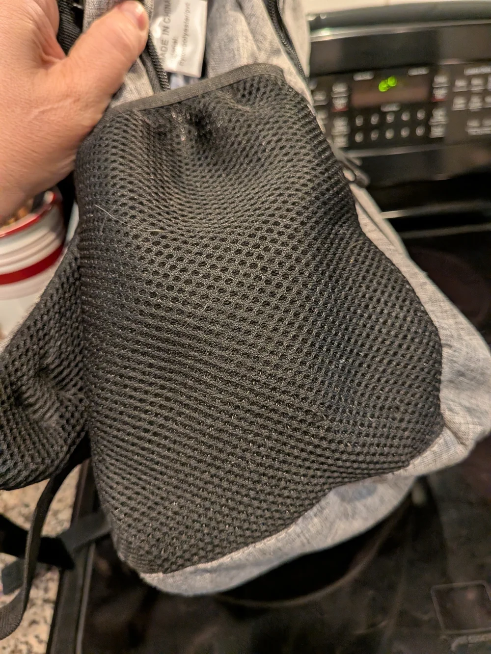Shrradoo Men's Grey Everyday Backpack - Lightweight Travel & Work Bag